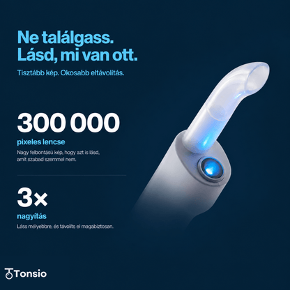 Tonsio Vision™ – Kamerás mandulakő-eltávolító - Tonsio